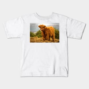 Highland calf Kids T-Shirt